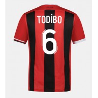 OGC Nice Jean-Clair Todibo #6 Hemmatröja 2023-24 Kortärmad